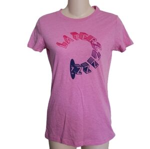 FREE STATE Laterz Pink Crew Neck Graphic Short Sleeve T-shirt Size Small NEW